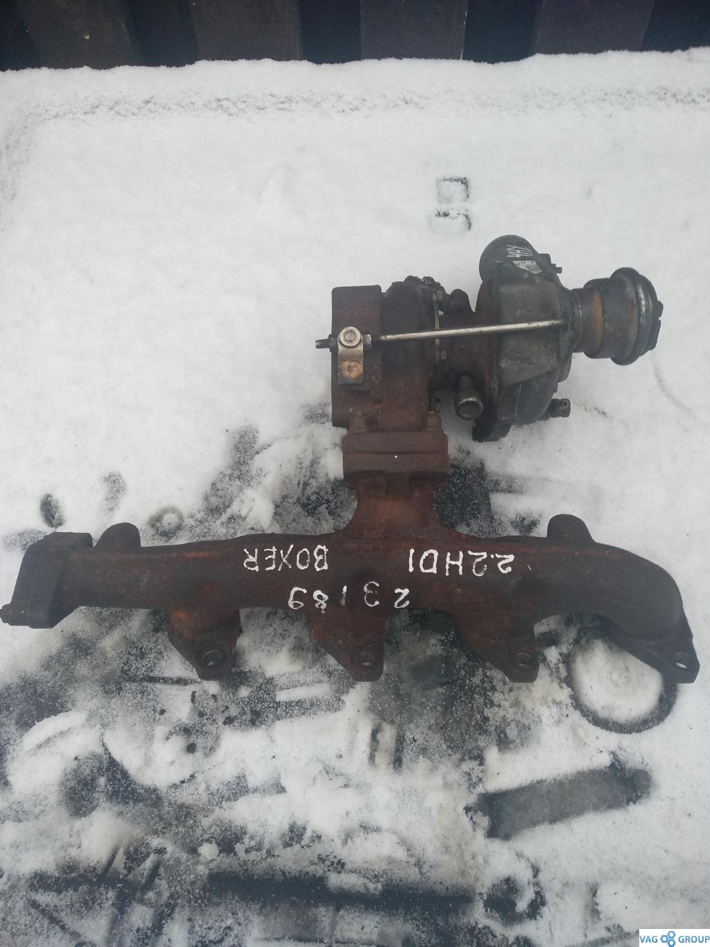 турбина Citroen C5 1 поколение 2002, 2.0 л., HDi, дизель, микроавтобус, DW10ATED, 53041015096, ., K03433504 - фото №1