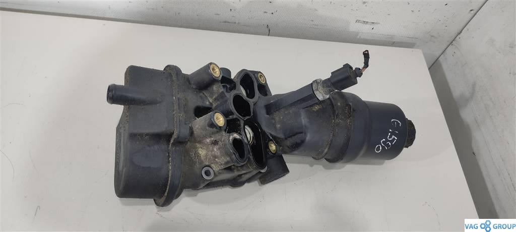корпус масляного фильтра Volkswagen Passat B6 2006, 2.0 л., бензин, седан, BVZ, BVY, BLR, BLX, BLY, 06D115408B, BVX, 06D115397G, 06D115397J, 06D115397D, 06D115397K - фото №1