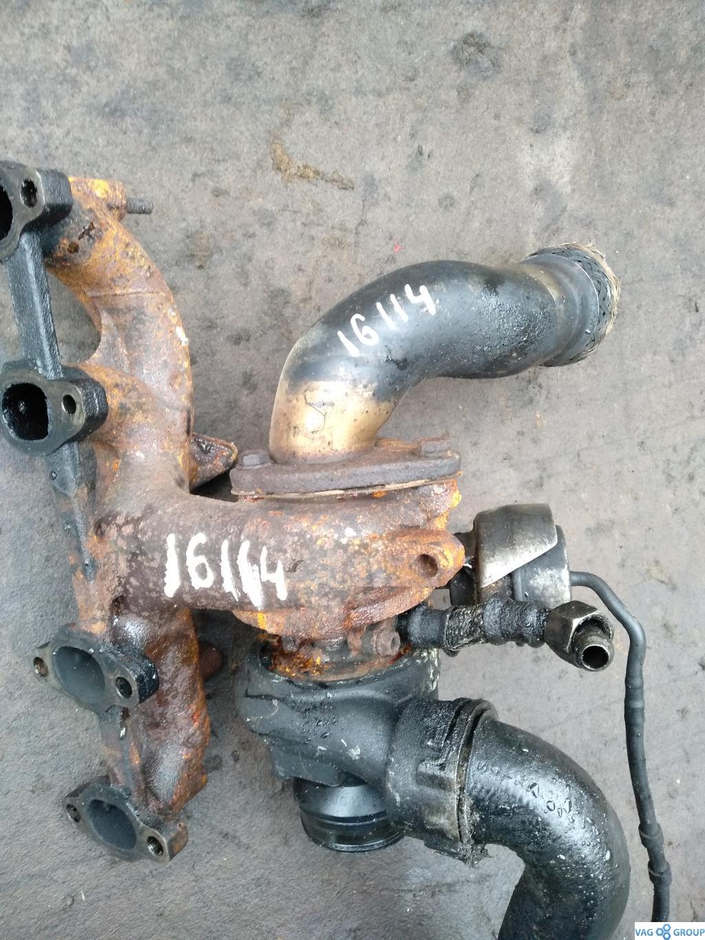 турбина Volkswagen Golf 4 поколение 2001, 1.9 л., TDi, дизель, хетчбэк 5 дв., 038253010H, AXR, 038253010HX - фото №1