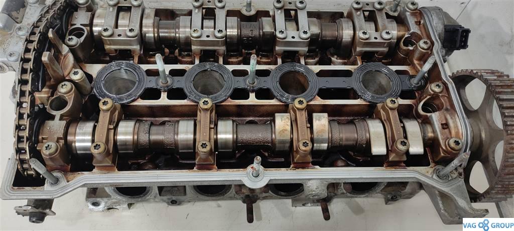 головка блока цилиндров Audi A4 B6 2003, 1.8 л., бензин, седан, AWT, AWM, AMB, AWC, AUG, AVJ, APX, BFB, BAM, AJH, AUQ, BEX, AWP - фото №1