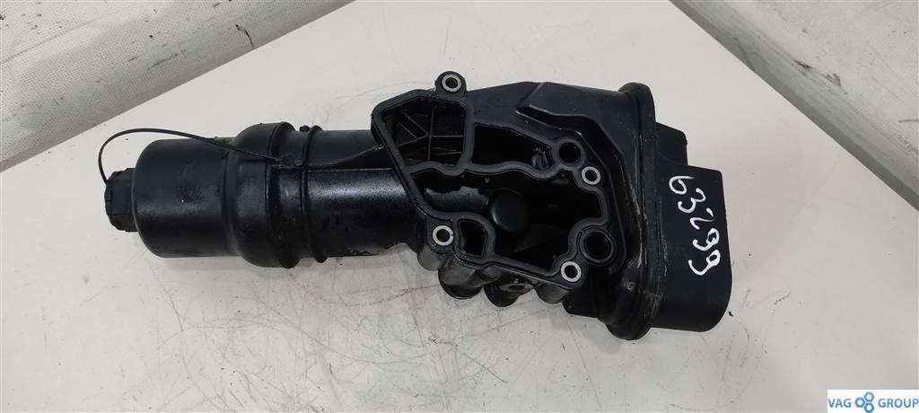 корпус масляного фильтра Volkswagen Passat B6 2006, 2.0 л., TFSI, бензин, седан, 06F115397F, BPG, BPY, BPJ, BWE, 06F115397J, 06F115397H, AXX, BWA, BWT, BGB, BUL, BYK, BYD - фото №1
