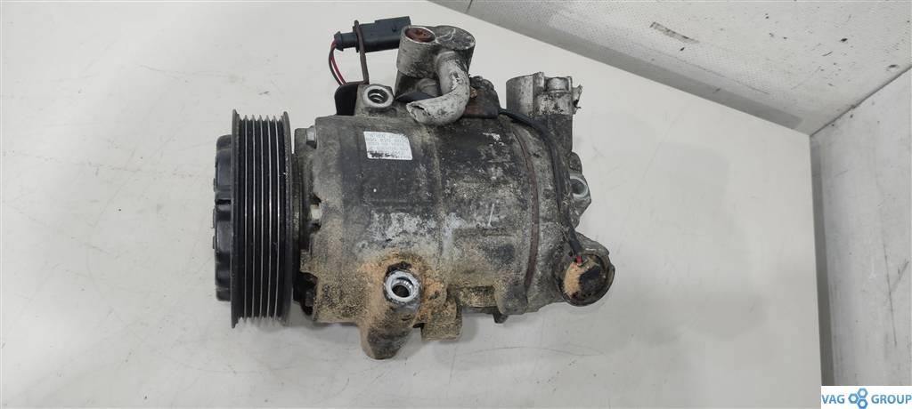 компрессор кондиционера Volkswagen Polo 4 поколение 2003, 1.2 л., бензин, хетчбэк 5 дв., 6Q0820803G, BME, AZQ, . - фото №1