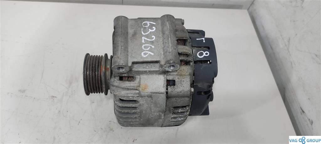 генератор Audi A4 B7 2006, 2.0 л., TFSI, бензин, седан, BPJ, 06E903016D, . - фото №1