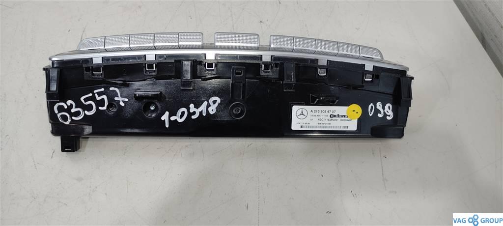 блок управления печки / климат-контроля Mercedes-Benz E-Класс W213/S213/C238/A238 2018, бензин, купе, ., A2139054707 - фото №1