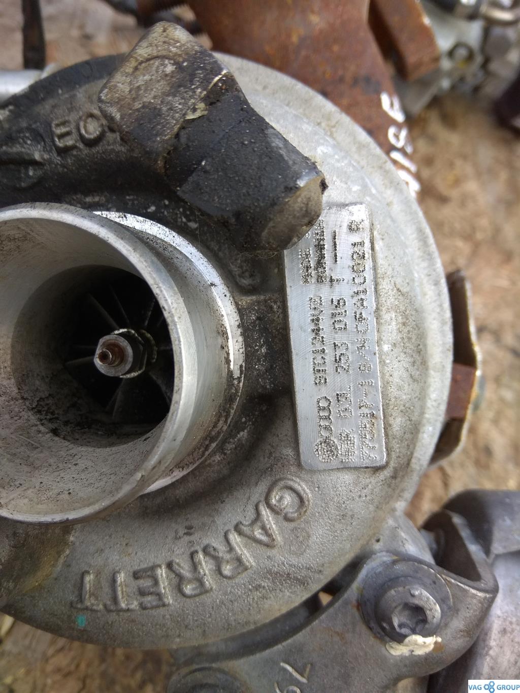 турбина Volkswagen Golf 6 поколение 2010, 1.6 л., TDi, дизель, хетчбэк 5 дв., 03L253016T, CAYC, CAYB, CAYA, 03L253016TX - фото №1