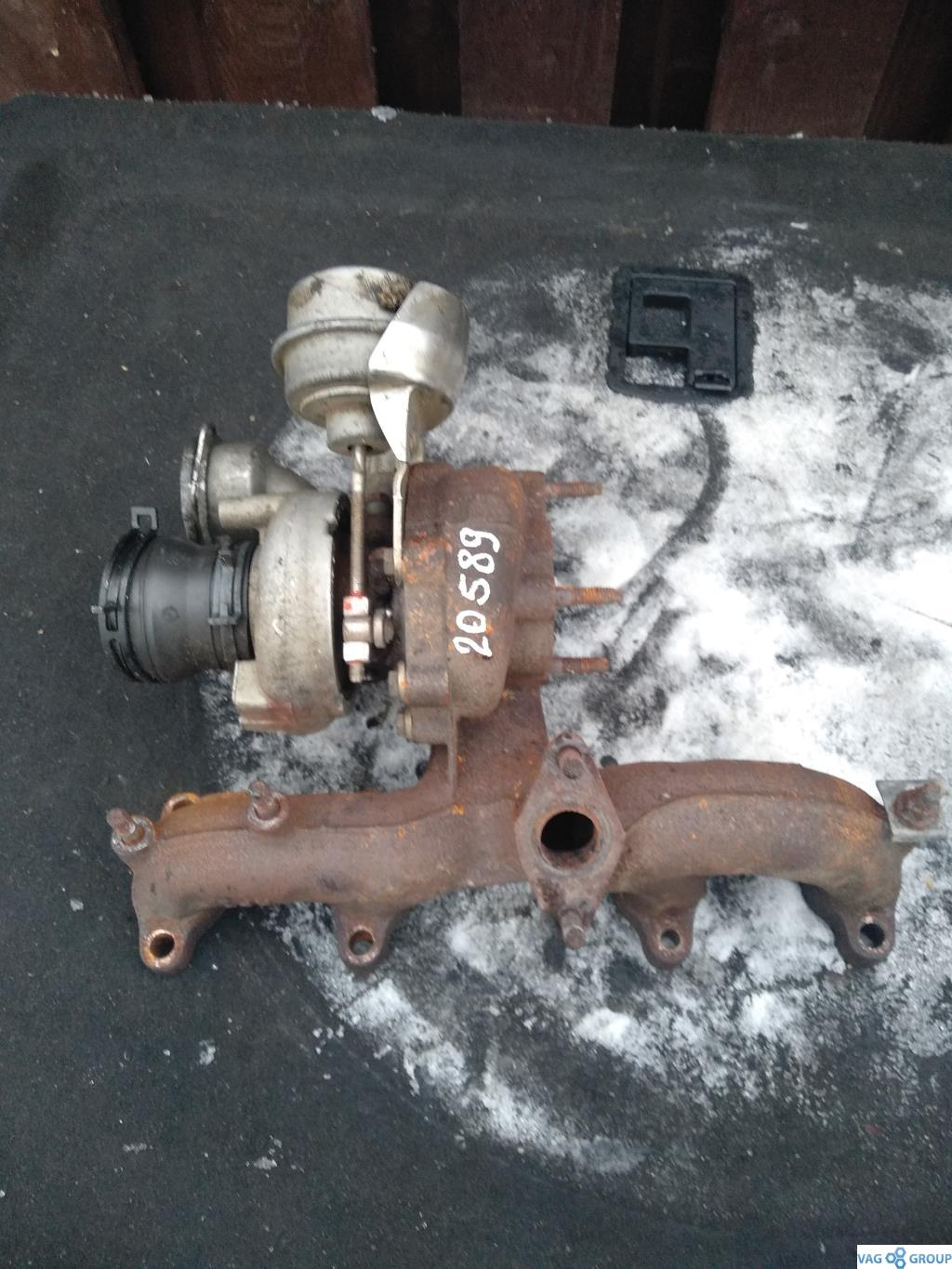 турбина Skoda Fabia 2 поколение (5J) 2007, 1.9 л., TDi, дизель, хетчбэк 5 дв., 038253014B, ., 038253010B - фото №1