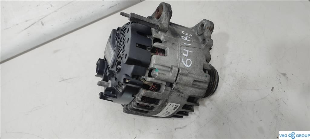 генератор Volkswagen Passat B7 2013, 2.0 л., TDi, дизель, универсал, AUY, AVF, AVB, BRD, AWX, BKE, AJH, AYL, AHU, ATM, BTB, BLB, BNA, BRF, BRB, 1Z, ADY, 02E911023Q, 02E911024C, 02E911024H - фото №1