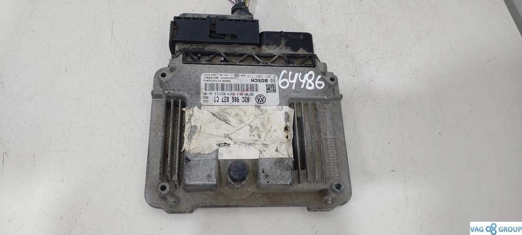 блок управления двигателем Volkswagen Golf 6 поколение 2011, 1.4 л., TSI, бензин, хетчбэк 5 дв., CAV, CTH, ., 03C906027CT - фото №1