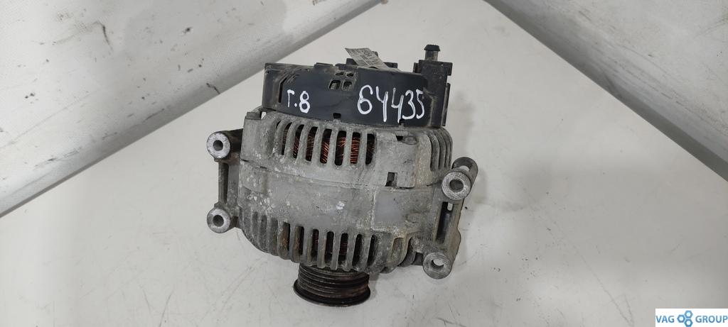 генератор Audi A4 B7 2006, 2.0 л., TFSI, бензин, седан, BPJ, 06E903016D, . - фото №1
