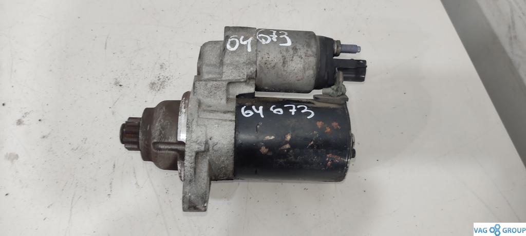 стартер Audi A1 8X 2013, 1.2 л., TFSI, бензин, хетчбэк 5 дв., 02T911023R, BLP, BAG, BME, BTS, AZQ, 02T911023S, BBM, CAYC, BXV, BLF, BAH, BXW, BKY, CGPB, BBY, CFWA, 02T911024N, AUB, BBZ, CBZA, CJLB, CBZB, CNKA, CHFA, . - фото №1