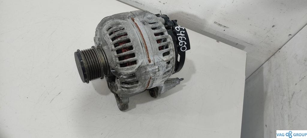 генератор Audi A4 B7 2006, 2.0 л., TDi, дизель, седан, 06F903023C, BRD, CAH, 06F903023F, 06F903023J, BKE, CFF, CFG, BLB, BNA, BRF, BRB, 0124525066, 06F903023A, 1986A00902, 97480074, 0124525091, 0124525539, 0986045340 - фото №1