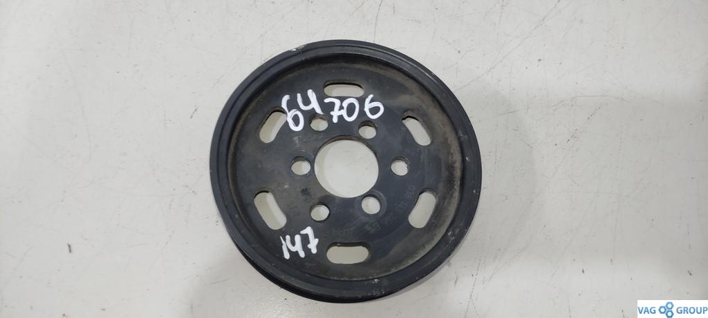 шкив насоса гидроусилителя Volkswagen Transporter T5 2006, 1.9 л., TDi, дизель, фургон, 038145255B, BRS, AXB, AXC, AXA, BRR, 06H145255E - фото №1