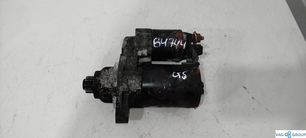 стартер Skoda Fabia 1 поколение (6Y) 2002, 1.2 л., TFSI, бензин, хетчбэк 5 дв., 02T911023G, BLP, BAG, BME, BTS, AZQ, BBM, CAYC, BXV, BLF, BAH, BXW, BKY, CGPB, BBY, CFWA, AUB, BBZ, 02T911023GX, CBZA, CJLB, CBZB, CNKA, CHFA, . - фото №1