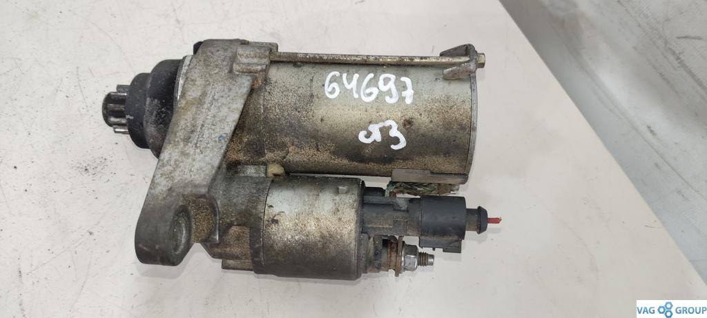 стартер Volkswagen Golf 5 поколение 2006, 1.6 л., FSI, хетчбэк 5 дв., 02T911023R, 02T911023S, 02T911024N, . - фото №1