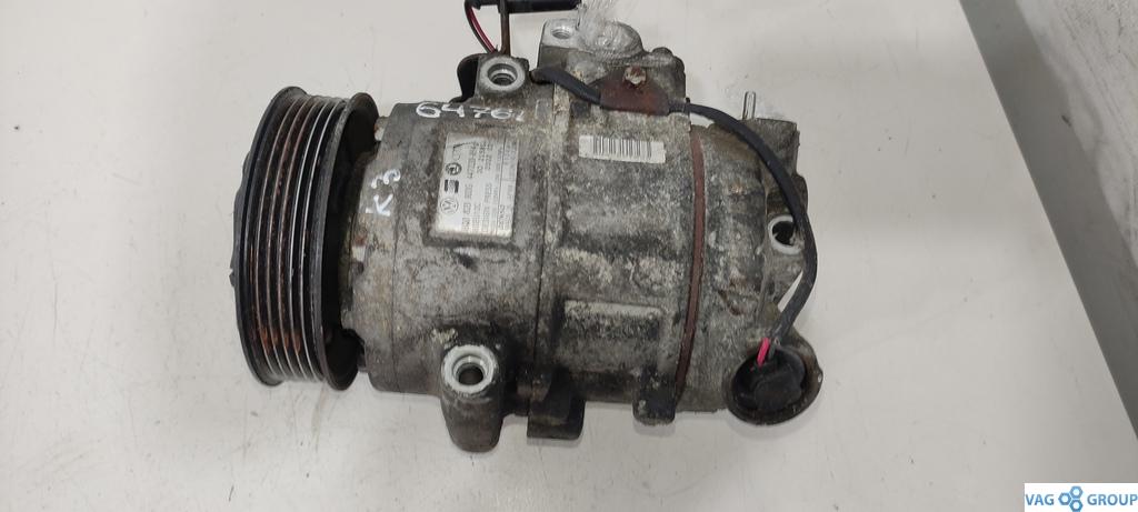 компрессор кондиционера Volkswagen Polo 4 поколение 2003, 1.2 л., бензин, хетчбэк 5 дв., 6Q0820803G, BME, AZQ, . - фото №1