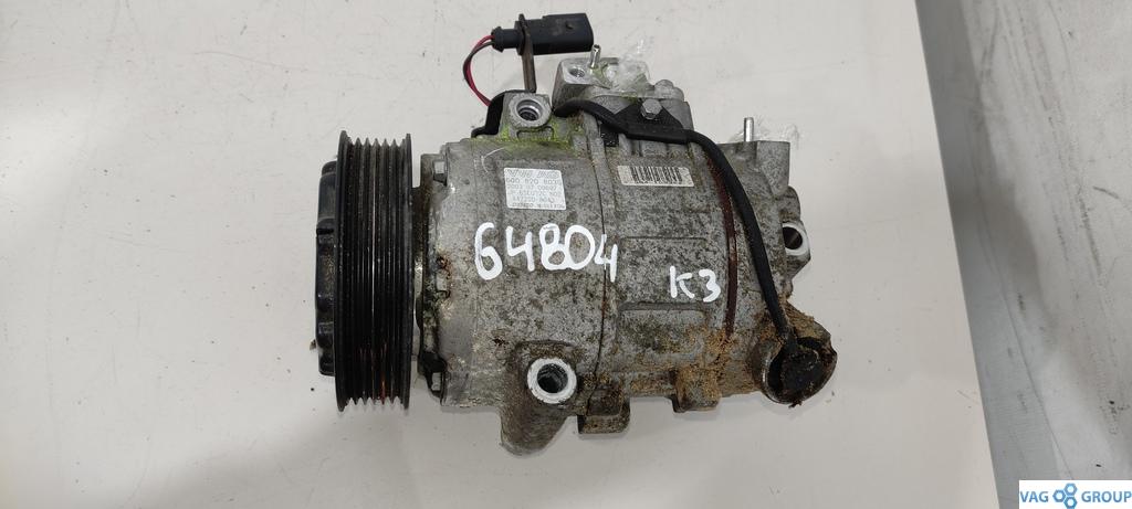 компрессор кондиционера Volkswagen Polo 4 поколение 2003, 1.2 л., бензин, хетчбэк 5 дв., 6Q0820803G, BME, AZQ, . - фото №1