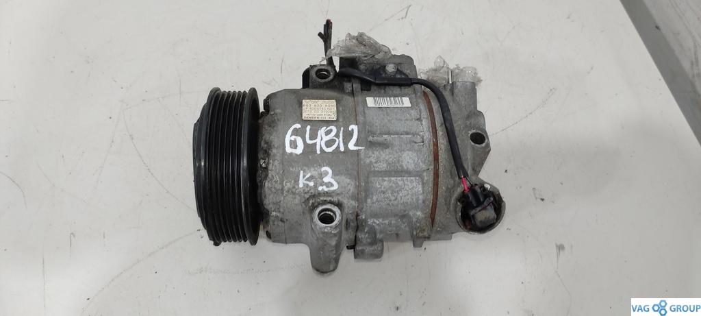 компрессор кондиционера Volkswagen Polo 4 поколение 2003, 1.4 л., бензин, хетчбэк 5 дв., BME, 6Q0820803K, CHF, BMD, BNM, 6Q0820808C, 6Q0820803Q, 6Q0820808A, 6Q0820808E, 6Q0820808G, 6R0820803D, 6R0820803F - фото №1