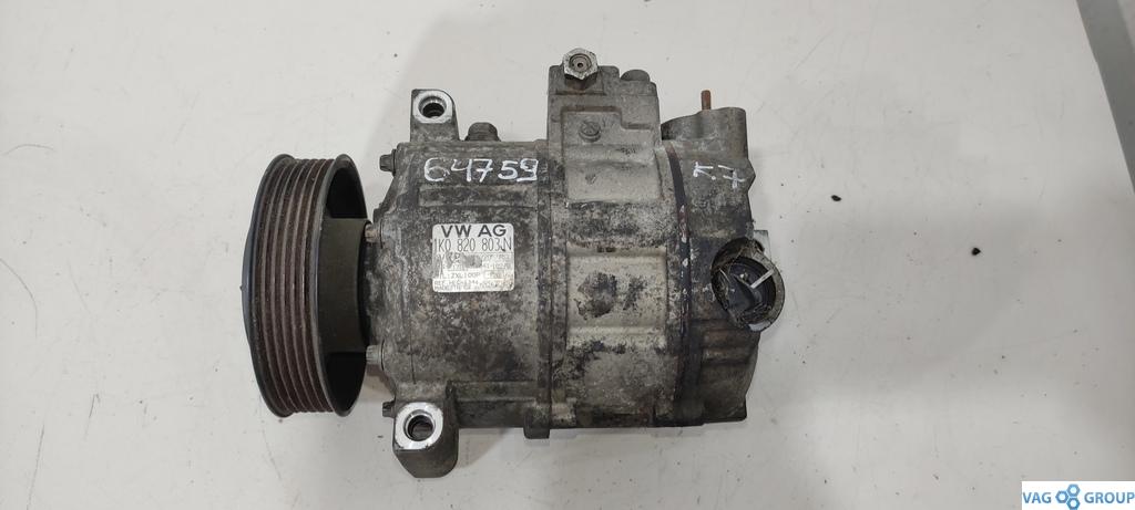 компрессор кондиционера Volkswagen Jetta 5 поколение 2006, 2.0 л., FSI, бензин, седан, BVZ, 1K0820859P, BSE, BVY, BPY, BLR, BLY, 1K0820803S, 1K0820859M, 1K0820859S, 1K0820803L, 1K0820859F, 1K0820803N, 1K0820803F, 1K0820859E, 5N0820803C, 1K0820803P, 5N0820803A, 1K0820859T, 1K0820859C, 5Q0820803E, BWA, 5N0820803, 5N0820803H, 890632, 1K0820803C, 1K0820859D, 1K0820803E, BSF, 5K0820803H, 1K0820808DX, 1K0820808FX, 5K0820803J, 1K0820803QX, 1K0820808A, 1K0820808BX, 1K0820859H, 1K0820859N, 5K0820803, 5K0820803C, 5K0820803E, 5K0820803G, 5K0820803L, 5Q0820803J, 5Q0820803N, 5Q0820803R, 8J0260805A, 699357 - фото №1