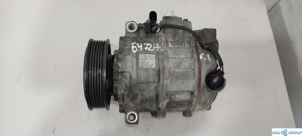 компрессор кондиционера Audi Q7 4L 2006, 3.0 л., TDi, дизель, внедорожник 5 дв., BUG, ., 7L6820803Q - фото №1