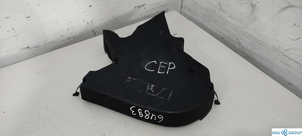 защита (кожух) ремня ГРМ Audi A3 8L 1999, 1.8 л., бензин, хетчбэк 5 дв., 06A109108K, 06A109108C, AWT, AJP, AUM, AGU, 06A109108E, AUQ, AGN, ARZ, AJQ, APP, AQA, APY, AUL, APG, ARH, AQE, . - фото №1