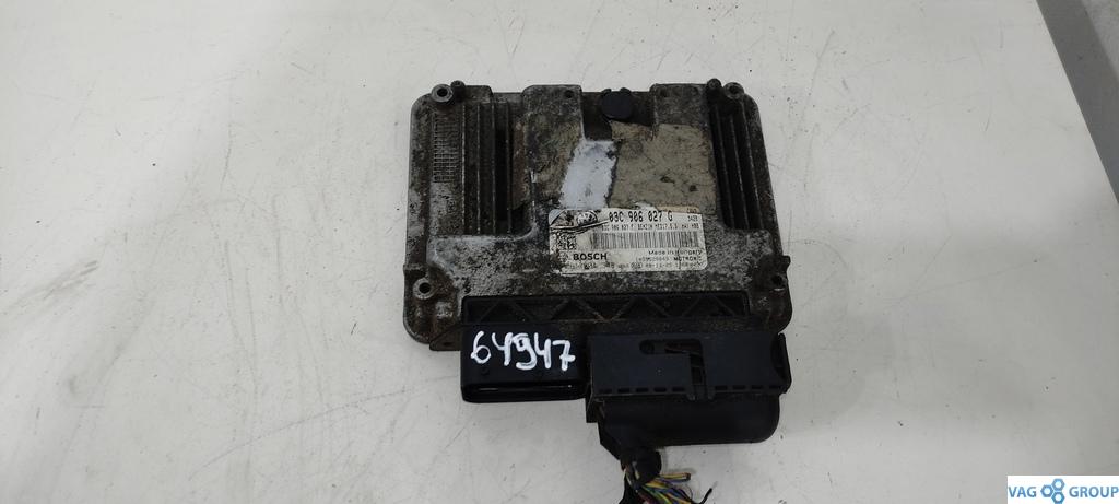 блок управления двигателем Volkswagen Sharan 2 поколение 2012, 1.4 л., TSI, бензин, минивэн, CAV, CTH, 03C906027G, 03C906027BA - фото №1
