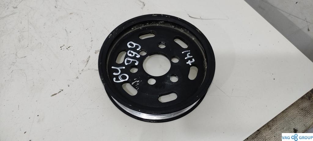 шкив насоса гидроусилителя Volkswagen Transporter T5 2006, 1.9 л., TDi, дизель, фургон, 038145255B, BRS, AXB, AXC, AXA, BRR, 06H145255E - фото №1