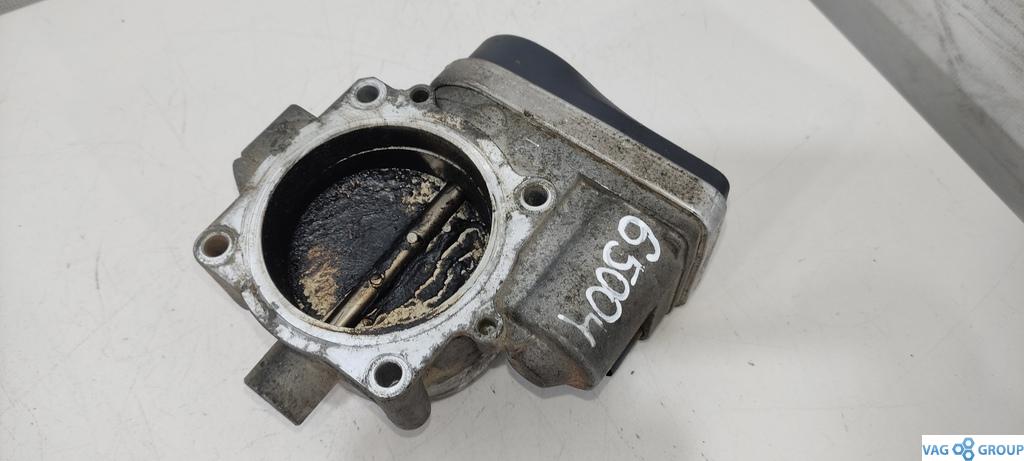 заслонка дроссельная Volkswagen Touareg 1 поколение 2006, 3.2 л., бензин, внедорожник 5 дв., 022133062AD, BMX, BMV, BRJ, . - фото №1