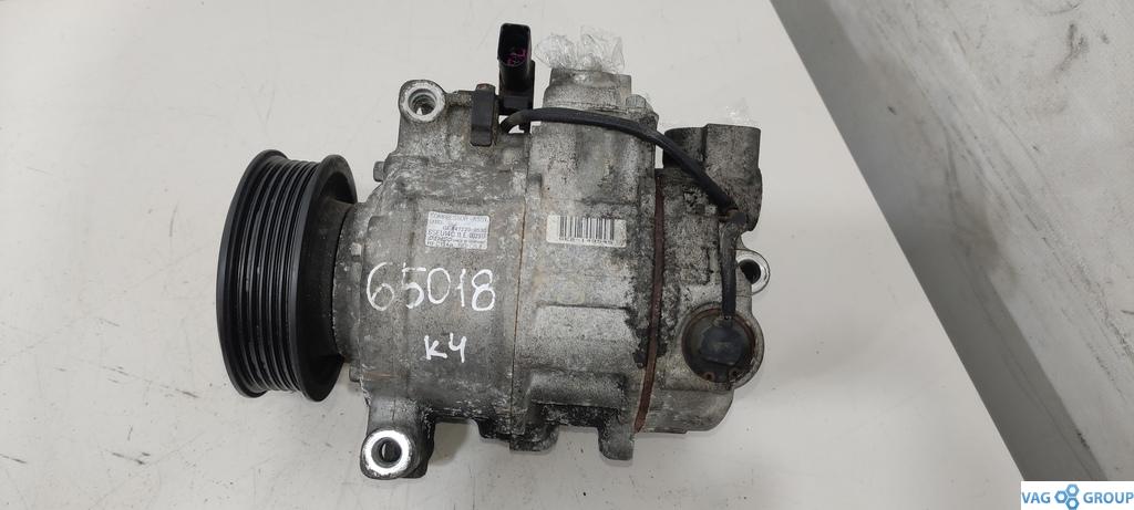 компрессор кондиционера Audi A4 B7 2006, 1.8 л., бензин, седан, ALT, BFB, 8E0260805F, 4472208393, 08D03508, 4472209530, 4371005411 - фото №1