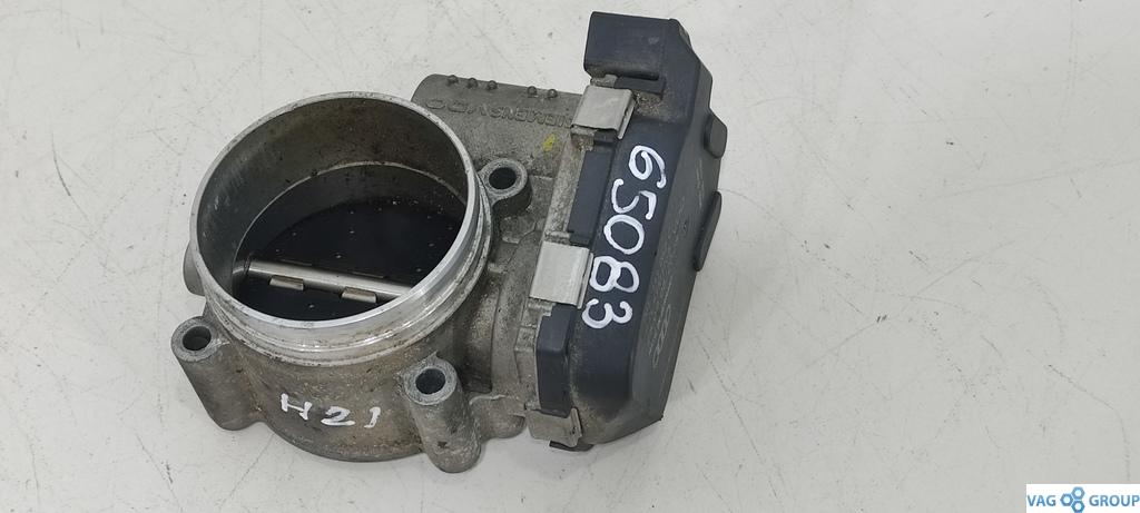 заслонка дроссельная Audi A6 4F/C6 2006, 3.2 л., бензин, седан, CAL, 06E133062C, . - фото №1