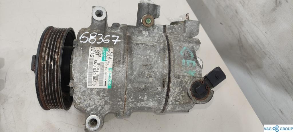 компрессор кондиционера Volkswagen Passat B7 2013, 2.0 л., TDi, дизель, седан - фото №1