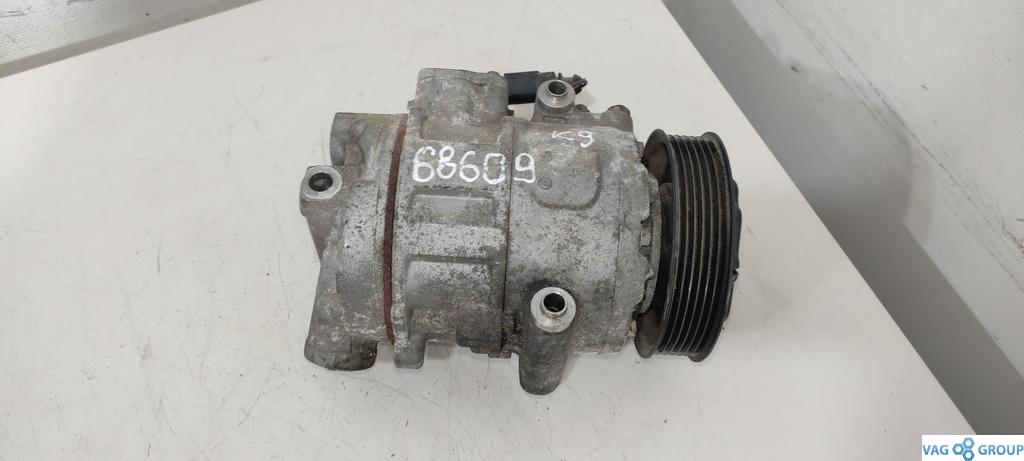 компрессор кондиционера Volkswagen Polo 4 поколение 2003, 1.2 л., бензин, хетчбэк 5 дв. - фото №1