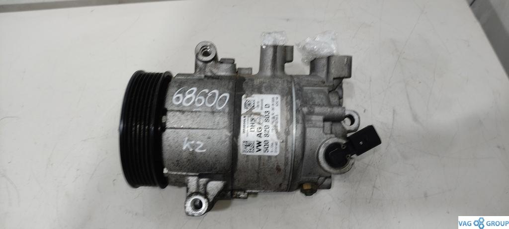 компрессор кондиционера Skoda Octavia 3 поколение (A7) 2015, 1.4 л., TSI, бензин, седан - фото №1