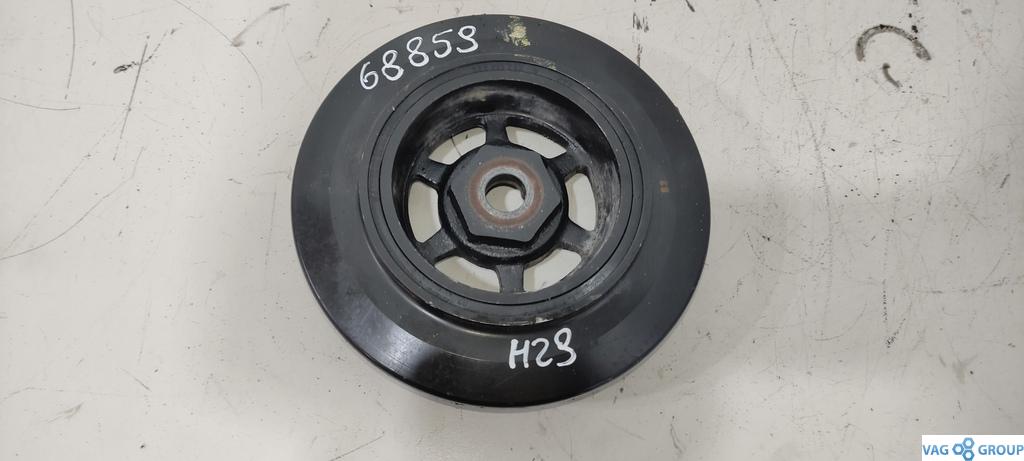 шкив коленвала Volkswagen Touareg 1 поколение 2005, 3.2 л., бензин, внедорожник 5 дв. - фото №1