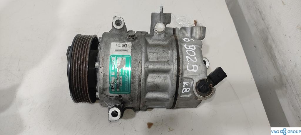 компрессор кондиционера Volkswagen Passat B7 2013, 2.0 л., TDi, дизель, седан - фото №1