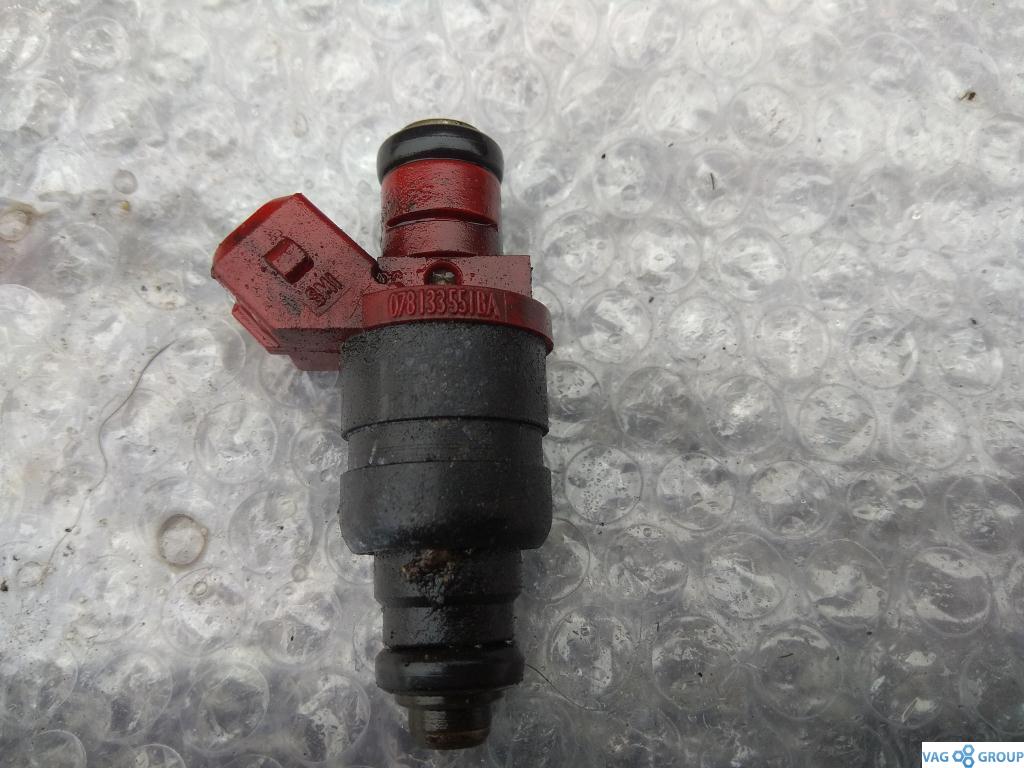 форсунка Audi A6 4B/C5 2000, 2.8 л., бензин, седан, 078133551BA, AMX, AQD, ALG, ACK, APR, . - фото №1