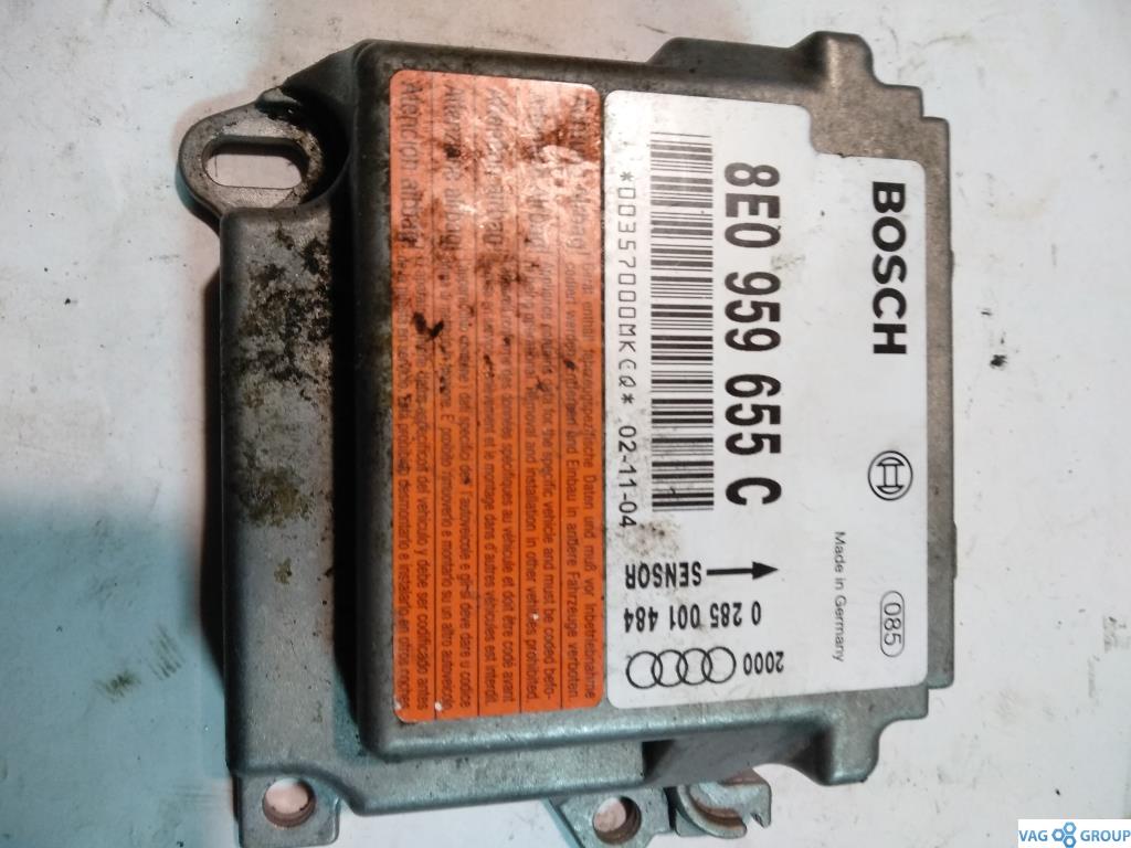 блок AirBag Audi A4 B6 2003, 1.8 л., бензин, седан, 8E0959655C, 8E0959655K, . - фото №1