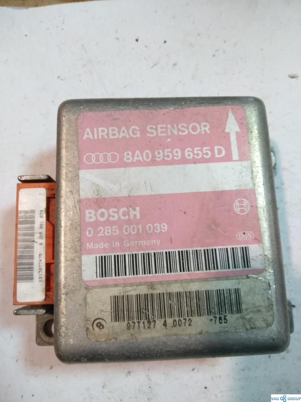 блок AirBag Audi A6 4B/C5 1999, 2.8 л., бензин, седан, 8A0959655D, . - фото №1