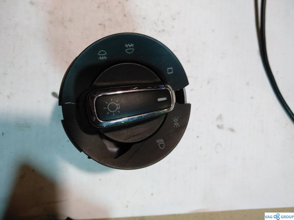 переключатель света Skoda Superb 2 поколение 2011, 1.8 л., бензин, хетчбэк 5 дв., 3T0941431B, . - фото №1