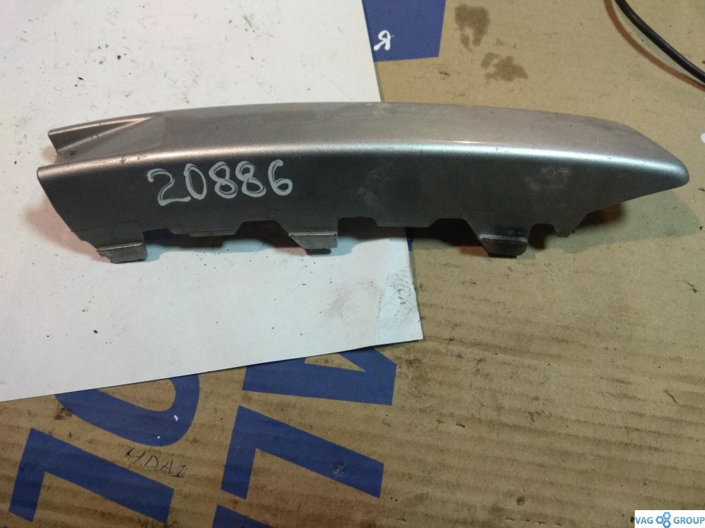 молдинг переднего бампера Volkswagen Passat B6 2006, 2.0 л., бензин, седан, 3C0807646A, . - фото №1