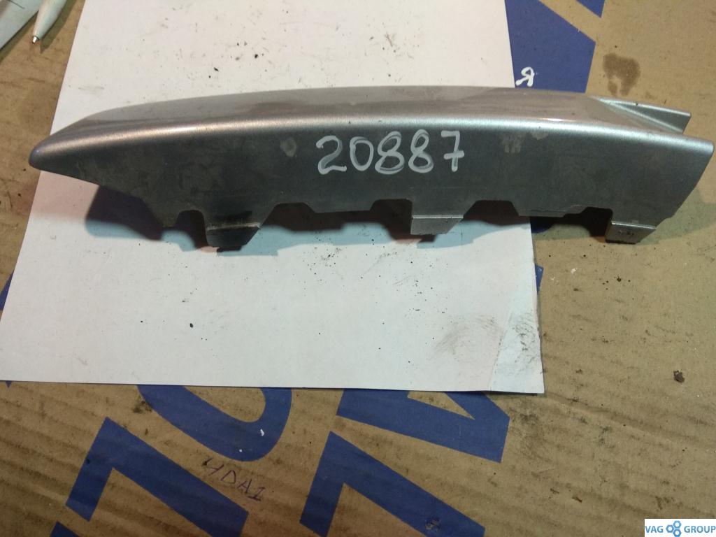 молдинг переднего бампера Volkswagen Passat B6 2006, 2.0 л., бензин, седан, 3C0807645A, . - фото №1