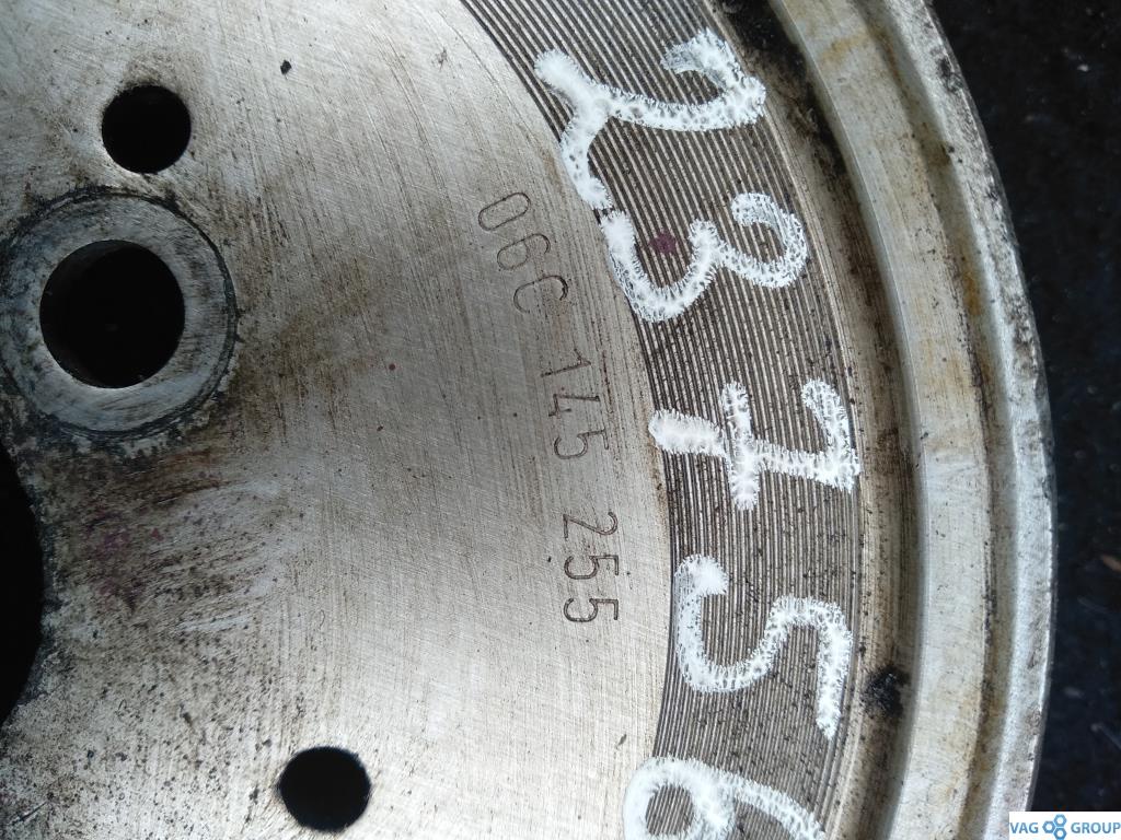 шкив насоса гидроусилителя Audi A6 4F/C6 2006, 3.2 л., бензин, седан, BPK, 06C145255, AUK, BDW, BKH, BYU, BDZ, . - фото №1