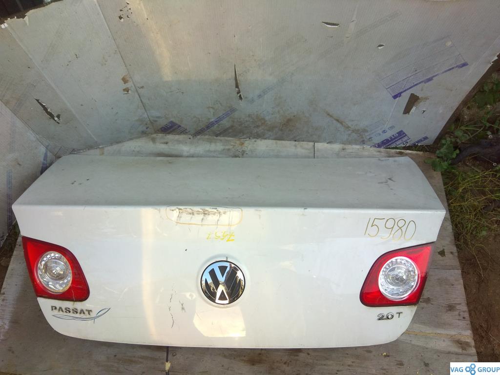 крышка багажника (дверь 3-5) Volkswagen Passat B6 2006, 2.0 л., бензин, седан, 3C5827025H, . - фото №1
