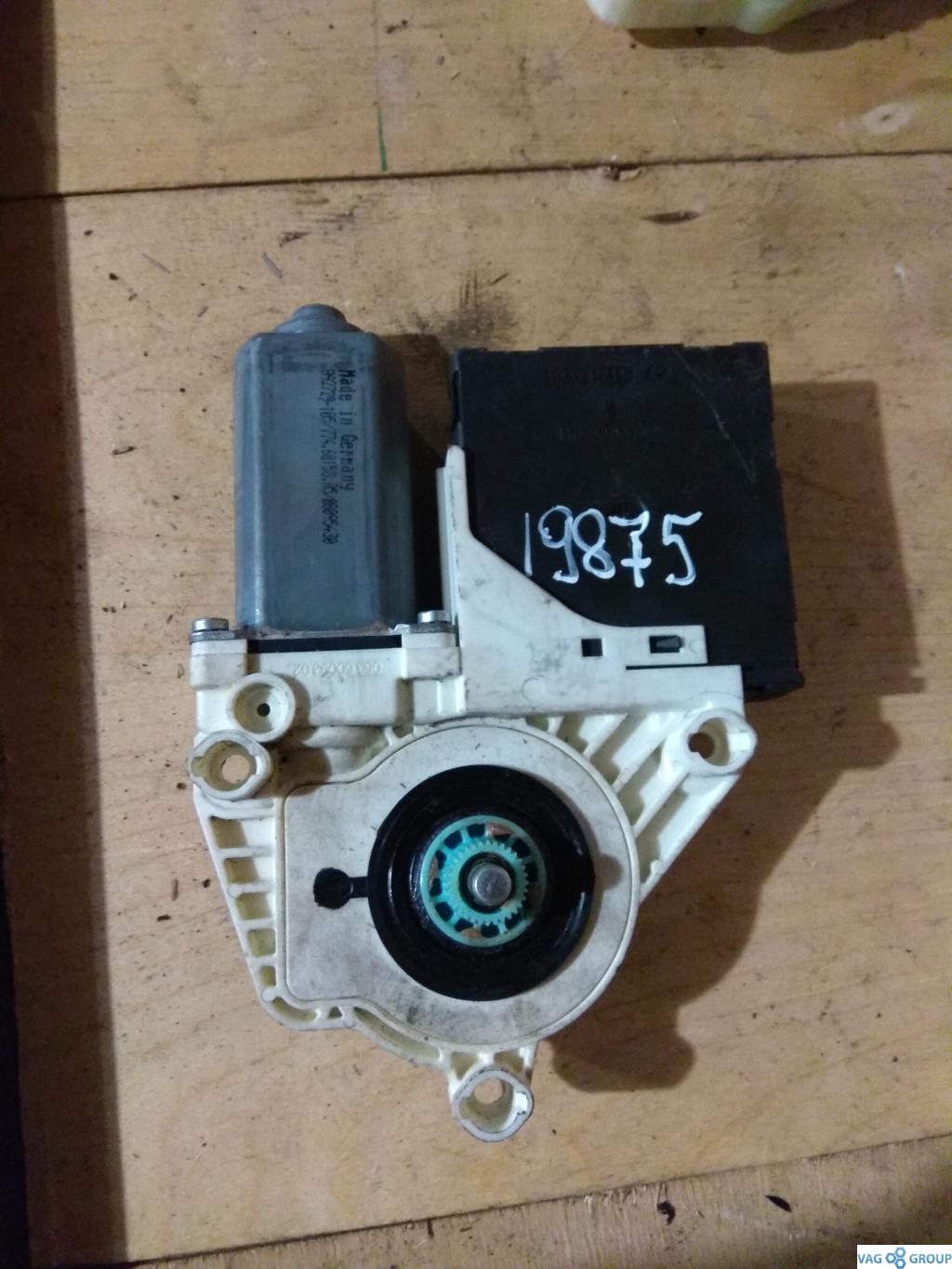 моторчик стеклоподъемника задний левый Volkswagen Passat B6 2006, 2.0 л., бензин, седан, 1K0959702K, 1K0959792G, . - фото №1