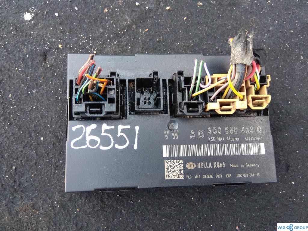 блок комфорта Volkswagen Passat B6 2006, 2.0 л., бензин, седан, 3C0959433C, 3C0959433Q, . - фото №1