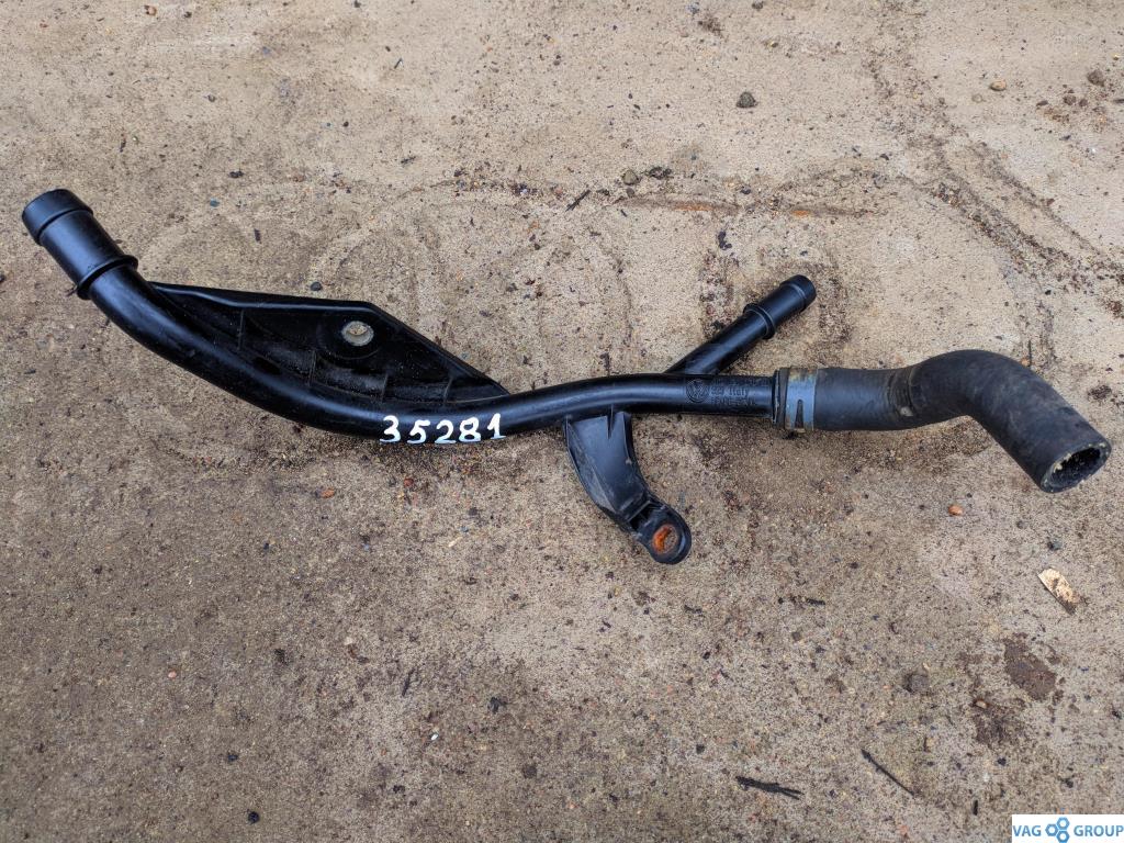 патрубок (трубопровод, шланг) Volkswagen Passat B7 2013, 1.4 л., TSI, бензин, седан, 1K0121070CD, CAXA, . - фото №1