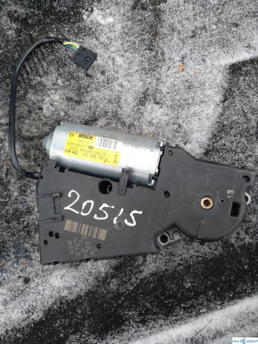 двигатель электролюка Volkswagen Golf 5 поколение 2007, 2.0 л., бензин, хетчбэк 5 дв., 1K0959591, 8D0959591C, . - фото №1