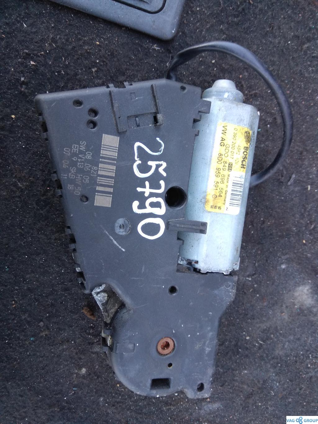 двигатель электролюка Volkswagen Touareg 1 поколение 2006, 3.6 л., бензин, внедорожник 5 дв., 1K0959591, 8D0959591C, . - фото №1