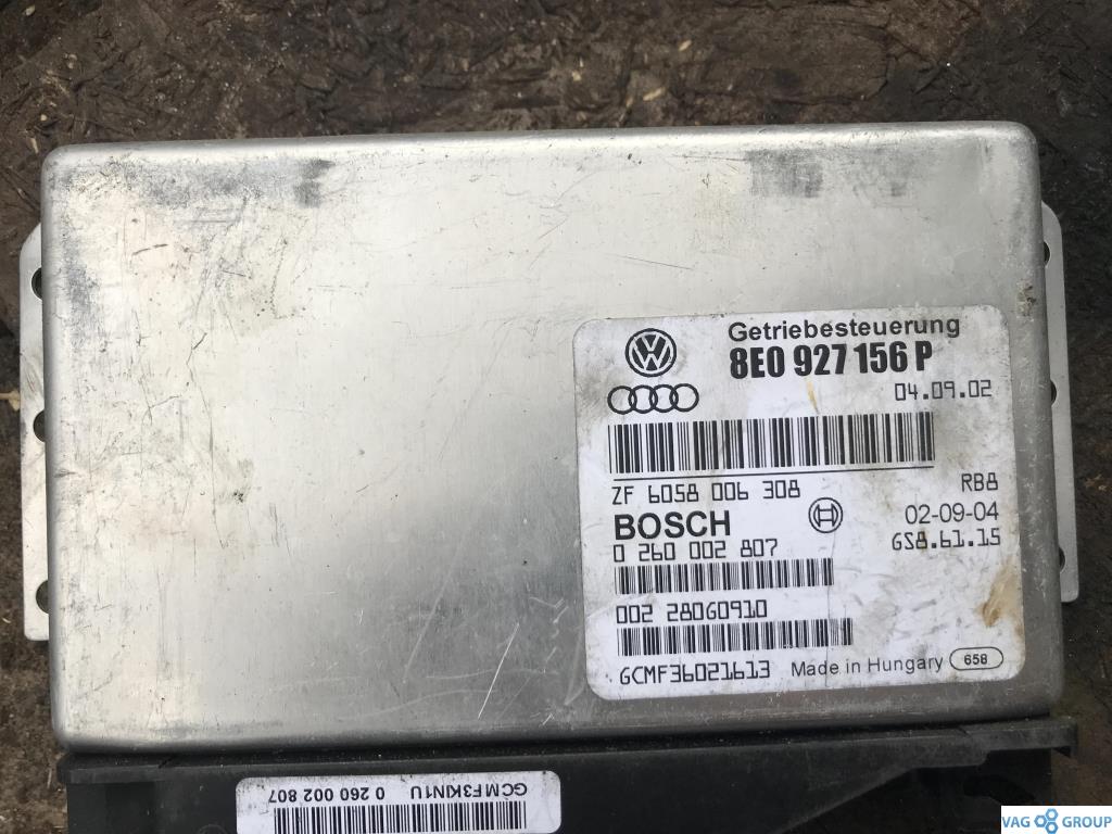 блок управления АКПП Audi A4 B6 2003, 1.8 л., бензин, седан, 8E0927156P, . - фото №1