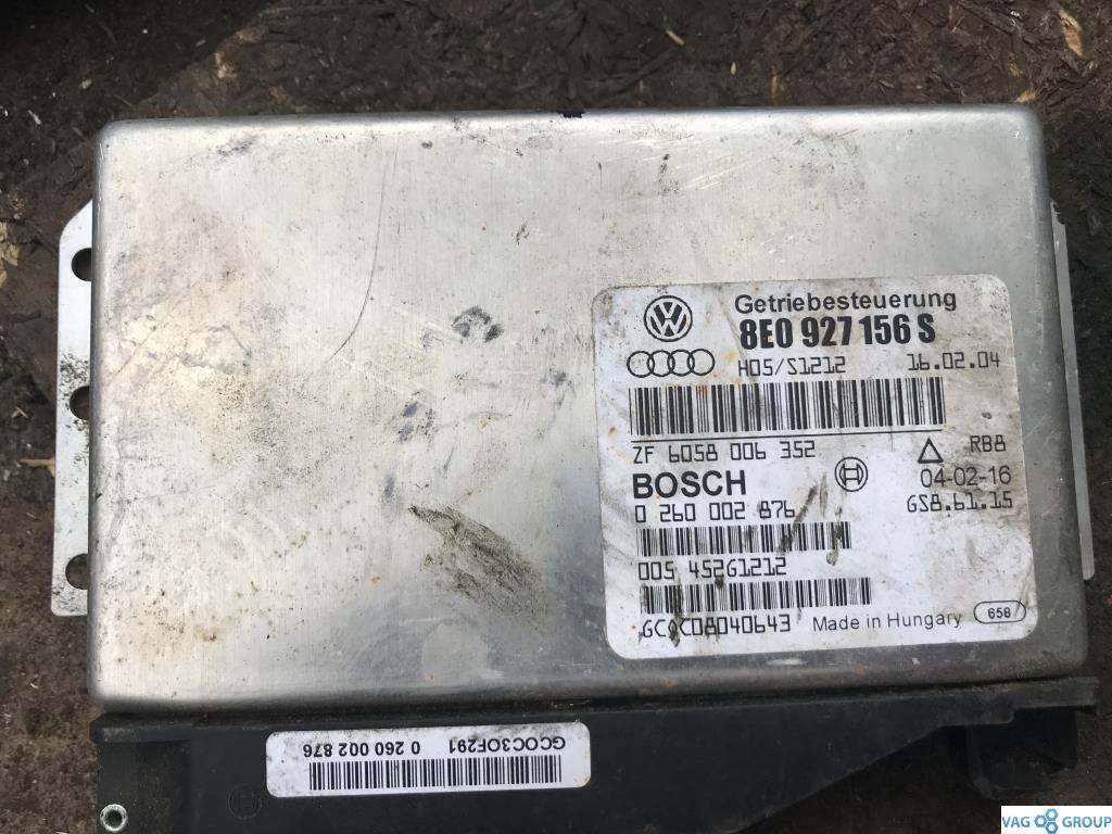 блок управления АКПП Audi A4 B6 2003, 1.8 л., бензин, седан, 8E0927156S, . - фото №1
