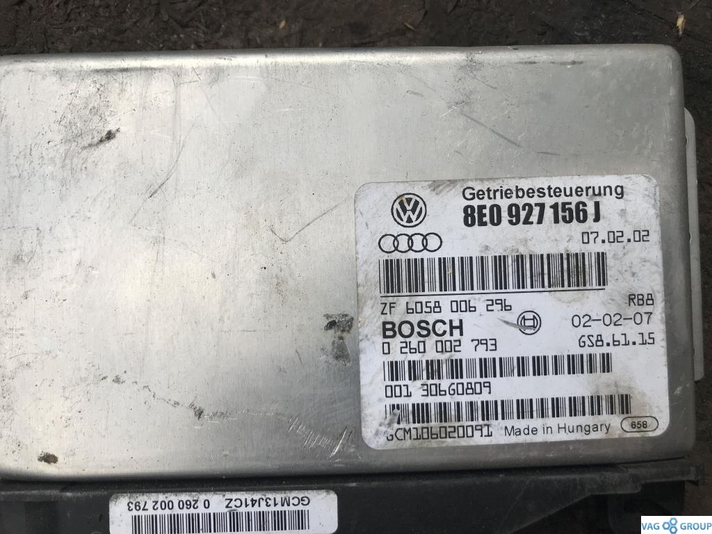 блок управления АКПП Audi A4 B6 2003, 3.0 л., бензин, седан, 8E0927156J, . - фото №1